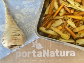 Pastinaca e carote al forno