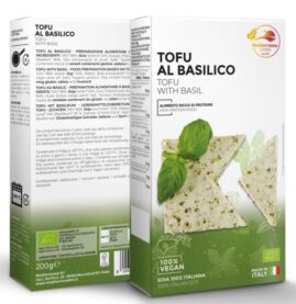 Tofu al basilico 100% italiano