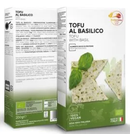 Tofu al basilico 100% italiano